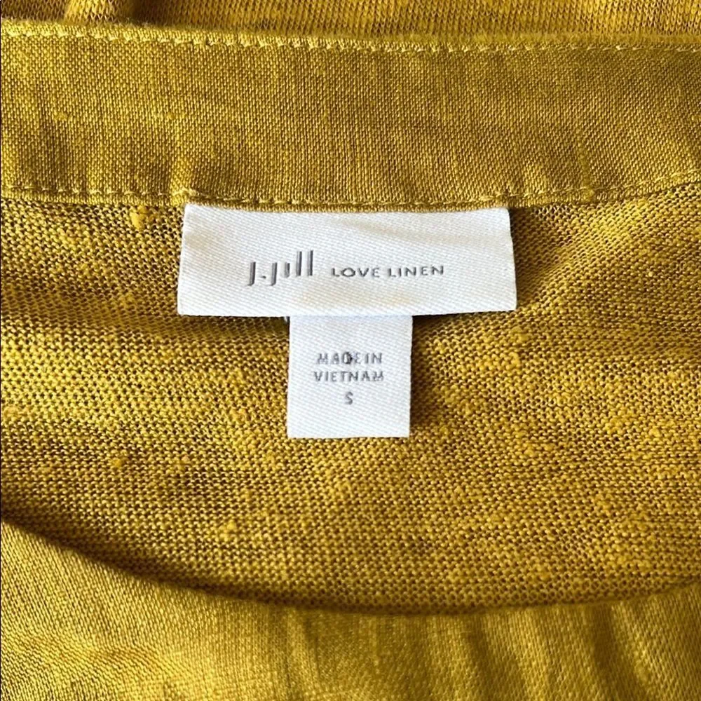 J.Jill Mixed Media Linen tee - Picture 7 of 7